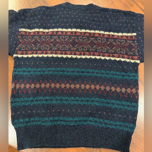 Pendleton Men’s Multicolor 100% Pure Virgin Wool Pullover Sweater Size Large - Picture 6 of 6